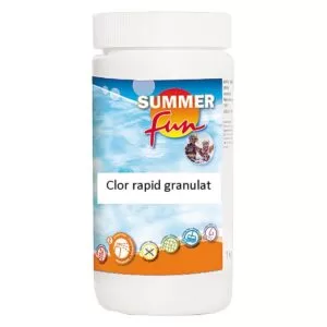 Clor rapid granulat 1 kg, tratament piscina