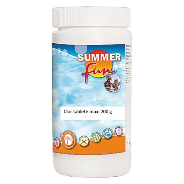 Clor tablete Maxi, tratament piscina, 1kg