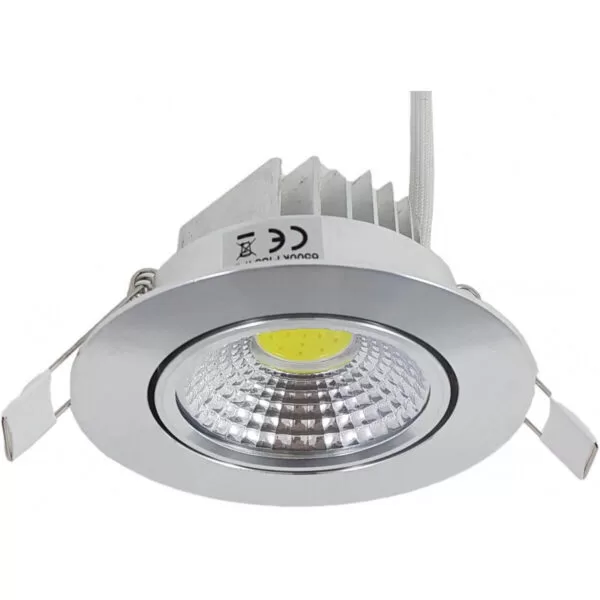 Spot LED Slim Aluminiu COB Fi85 7W 435Lm