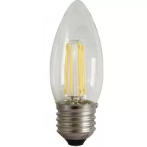 led-ieftin.ro Bec Lumanare Filament LED E27 4W 480Lm 220V 4000K