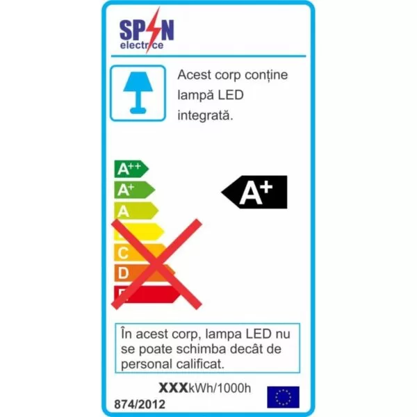 Spot Led Slim Patrat Incastrat 18w 225x225mm