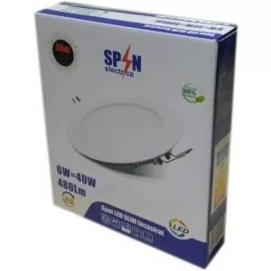 Spot Led Slim Rotund Incastrat 6w fi118 6400k