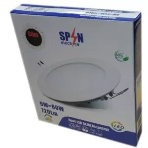 Spot Led Slim Incastrat 9w fi145 6400k