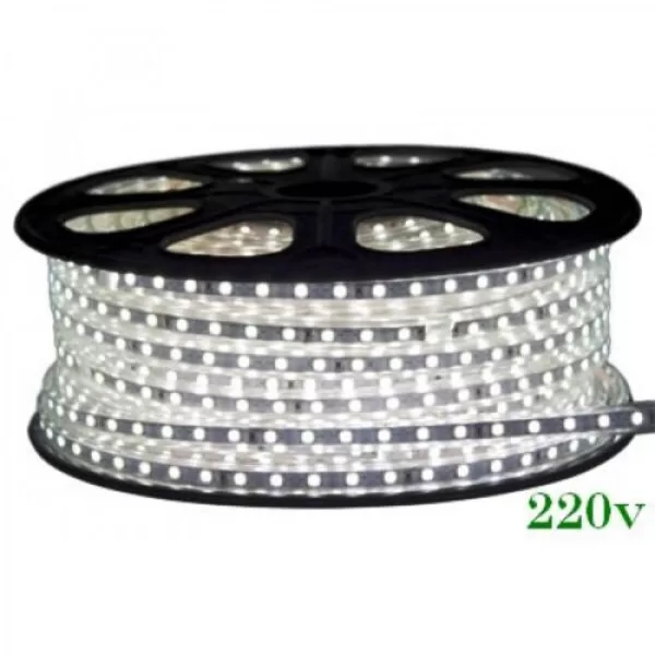 Banda LED 220V 2700K 12W/m Ip65 120Led/M 3014