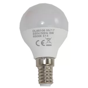 led-ieftin.ro Bec Led Sferic E14 6W 220V 2700K G45 Lumina Calda