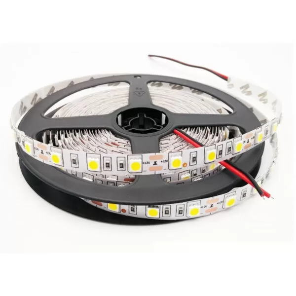 Banda LED 12V 14.4W/M 60LED/M IP20 R5050 2700K