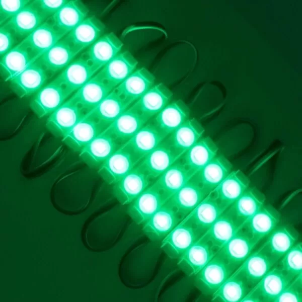 Modul LED lumina verde 12V 1.5W IP67