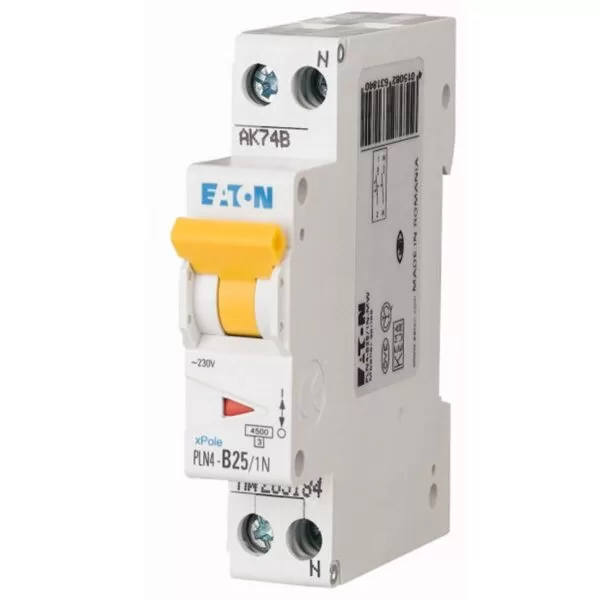 Siguranta Automata Eaton PLN4 C25/1N-DE 1pol+N 25A