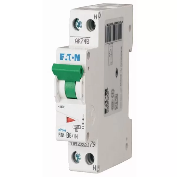 Siguranta Automata Eaton PLN4 C10/1N-DE 1pol+N 10A