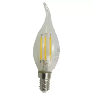 led-ieftin.ro Bec Flacara Filament LED E14 4W 220V 3000K