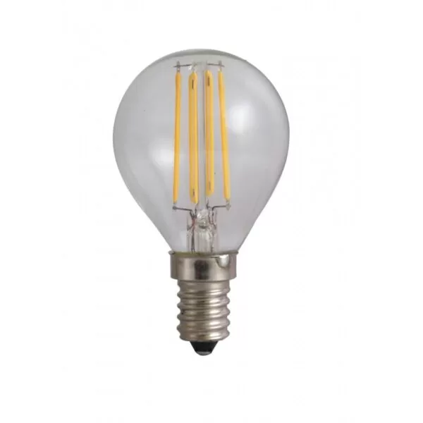 led-ieftin Bec Sferic Filament LED E14 4W 220V 3000K