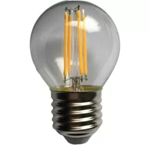 led-ieftin.ro Bec Sferic Filament LED E27 4W 220V 3000K