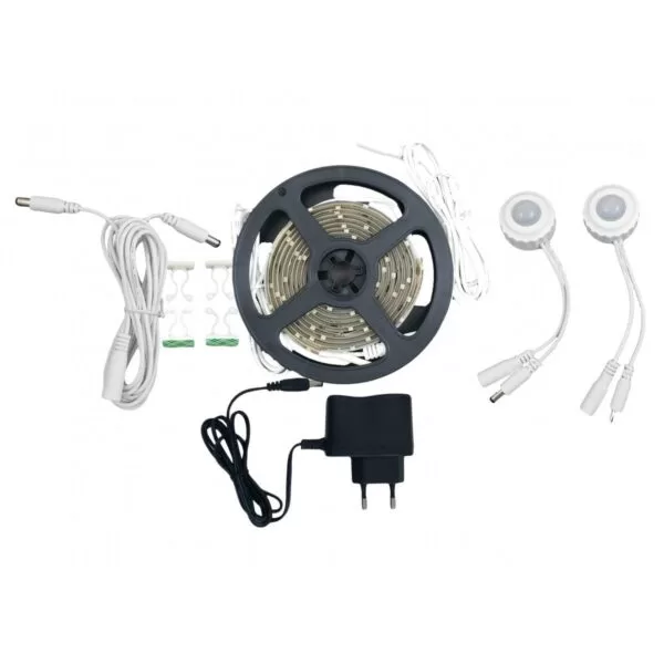 KIT BANDA LED 4000K 12V 2 SENZORI 180°