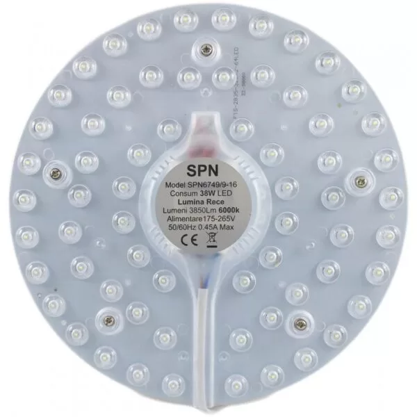 Modul Led Pentru Aplica Fi230 38W 4000K Diametrul 230mmLumina Rece 3850 Lumeni