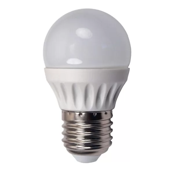 led-ieftin.ro Caracteristici Optice
Kelvin 	2700K
Kelvin(k) 	Lumina Calda
Lumeni 	240
Specificatii
Consum(W) 	3W
Durata Medie De Viata 	35000
Dulie 	E27
Dimensiune 	G45
Clasa Energetica 	A+
Alimentare
Tensiune Intrare(V) 	220V
Ambalaj
EAN 	5