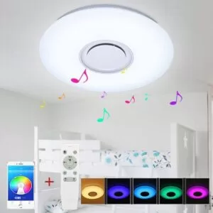 Aplica LED RGB+W SMART cu Functie Audio Ø400 24W