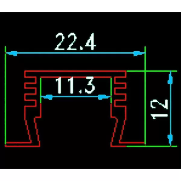 Profil Aluminiu Incastrat Pentru Banda LED