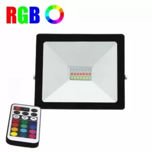 Proiector LED 10W RGB 16 culori IP 65 telecomanda inclusa