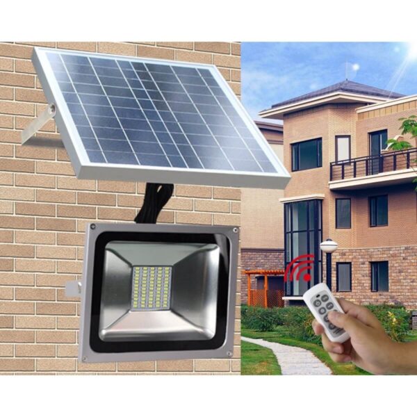 Proiector Solar LED 50W 7,4V 10000mAh cu Telecomanda