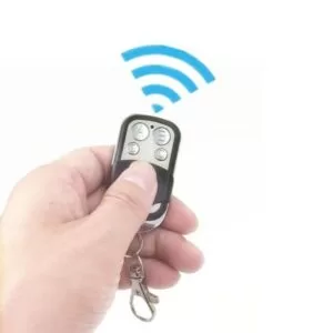 Intrerupator touch simplu + telecomanda RF sticla securizata alb