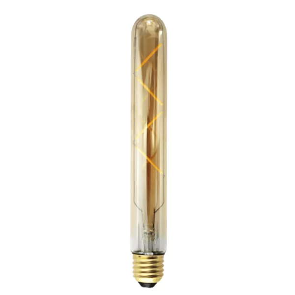 Bec LED Filament Amber E27 4W 480LM/2500K T30x126