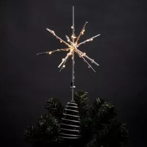 Varf de Brad Stea 3D LED 20 cm