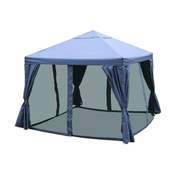 Pavilion gradina Bloma Preston, culoare antracit, 3 x 3 m