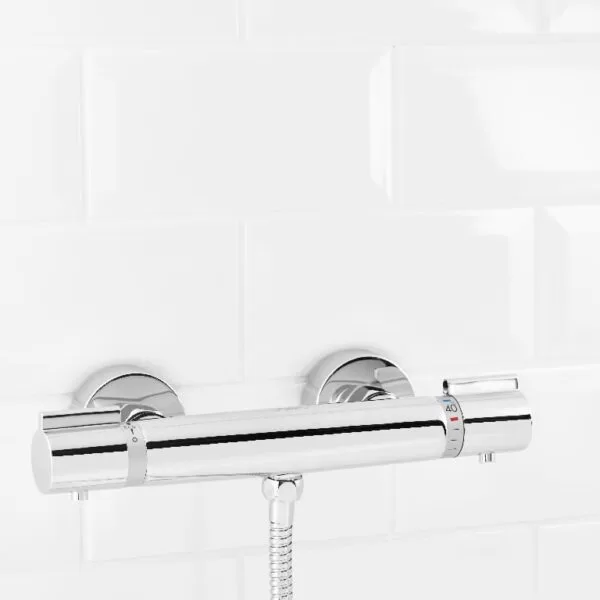 Baterie cu termostat pentru dus Hansgrohe Versostat, alama, diametru 305 mm