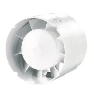 Ventilator VENTS 100 VKO1, axial in linie pentru montare pe tubulatura, diametru 100 mm, debit 107 mc/h