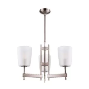 Lustra Candelabru GoodHome Quadryx, argintiu, surse 3 x (E14), IP20