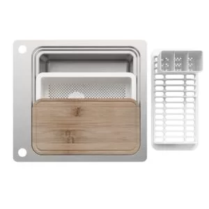 Chiuveta din inox Romesco, 56 x 51.1 x 23.6 cm, 1 cuva si 1 tocator