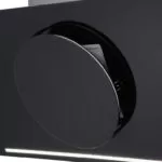 Hota unghiulara GoodHome Bamia, control prin gesturi, culoare negru, 151 W, A++, 900 x 1130 x 380 mm