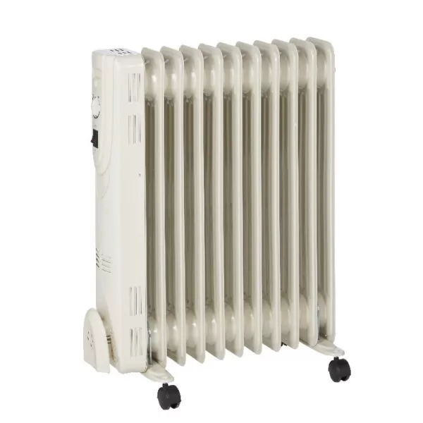 Radiator electric pe ulei, 2500 W, 11 elementi, 640 x 510 x 145 mm