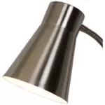 Lampadar argintiu flexibil, E27, IP 20