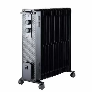 Radiator cu ulei, 13 elementi, putere 3000W, negru