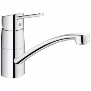 Baterie de bucatarie Grohe, cartus ceramic 35 mm, finisaj cromat