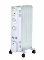 Radiator cu ulei, 6 elementi, putere 1500 W, alb