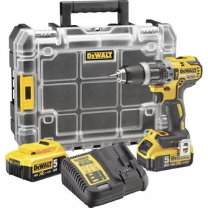 Masina de gaurit si insurubat cu percutie cu acumulator DeWALT DCD796P2 XR 18V max. 70Nm, 2 acumulatori