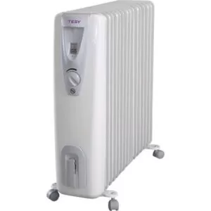 Radiator electric cu ulei Tesy, 3000 W, 14 elementi, 3 trepte de putere, termostat reglabil