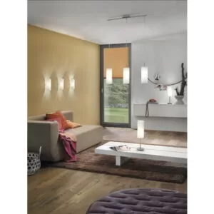 Lustra EGLO Troy3, 3xE27, ajustabil, sticla satinata, design modern