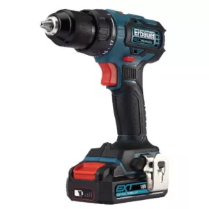 Bormasina cu acumulator Erbauer, 18 V, acumulator, 45 Nm, 1700 rpm