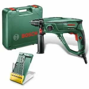 Ciocan rotopercutor Bosch cu 3 functii, 550 W + accesorii