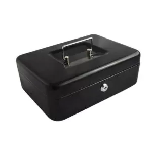 Cutie organizator pentru bani Smith & Locke, negru, 9 x 25 x 18 cm