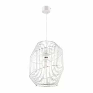 Pendul sfera, alb, 1 x (E27), IP20 • GoodHome Tsolma