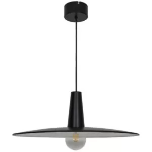 Pendul sfera GoodHome Hibonit, negru, metalic, 1xE27