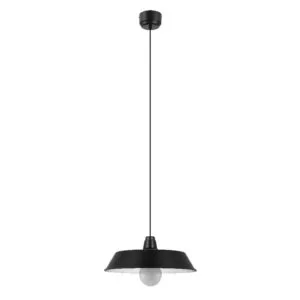 Pendul sfera GoodHome Gammuse, negru, cablu reglabil, 1xE27