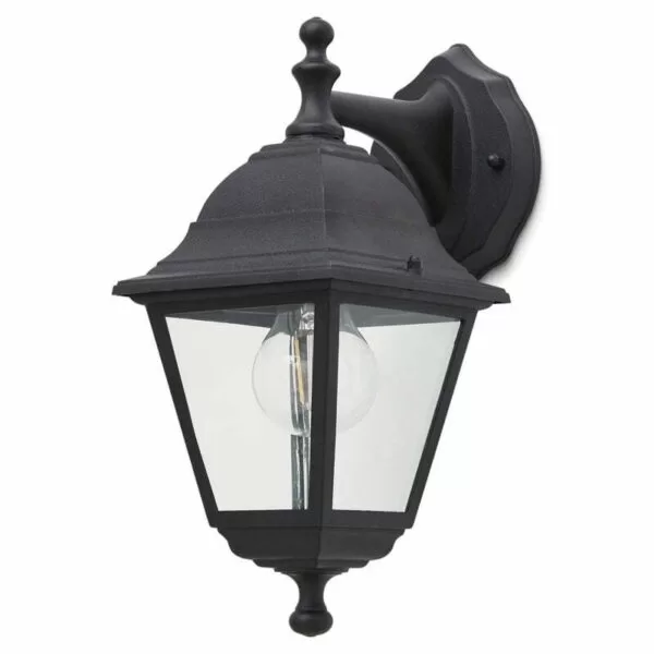 Lampa de exterior Blooma, 1 x 60 W, 19 x 14 x 31 cm, negru