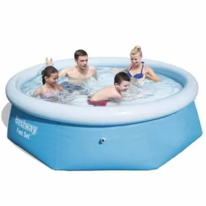 Piscina gonflabila Bestway, 244 x 66 cm, 2300 litri, PVC, kit reparatie