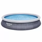 Piscina supraterana Bestway, Fast Set, ratan, 396 x 84 cm, pompa filtrare