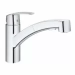 Baterie bucatarie Grohe Start, SilkMove, monocomanda, crom